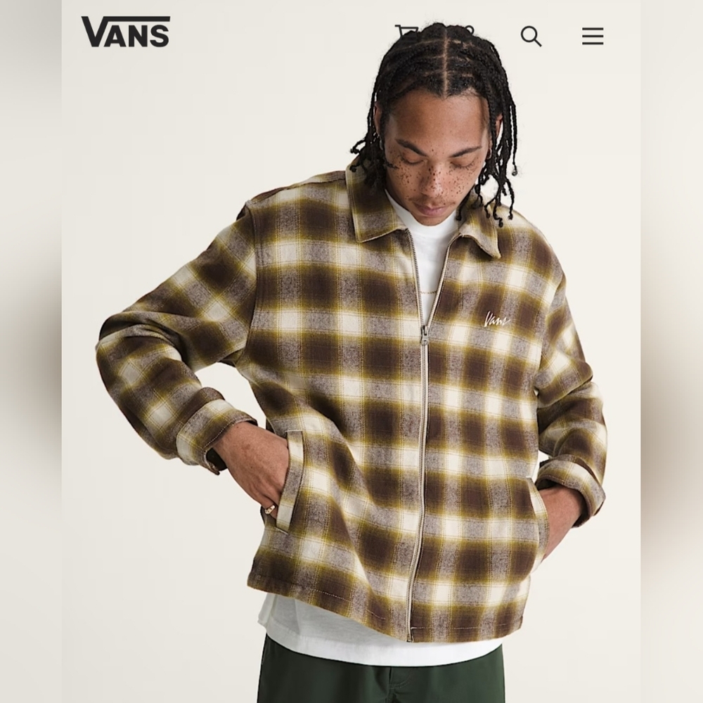 Vans Crestmont Plaid Shacket *NWT*